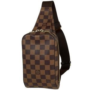 Louis Vuitton Jeronimos Waist Bag Body Bag Damier Brown